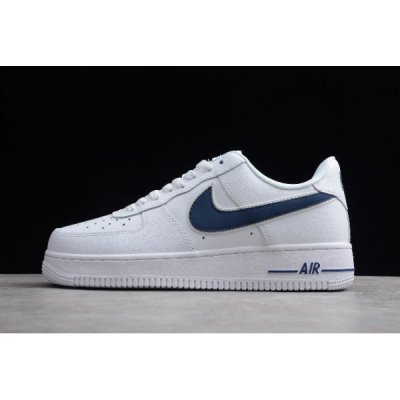 Nike Air Force 1 Low Beyaz / Kraliyet Mavisi Kaykay Ayakkabı Türkiye - 0Y1CGTTQ